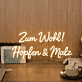 Zum Wohl! Hopfen & Malz LED-Neonschild für Bar Brauerei