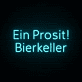 Ein Prosit! Bierkeller LED-Neonschild für Bar und Bierkeller