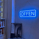 OFFEN LED-Neonschild im Rahmen für Geschäfte und Cafés