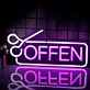 OFFEN LED-Neonschild für Friseur und Laden