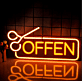 OFFEN LED-Neonschild für Friseur und Laden