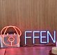 OFFEN LED Neonschild mit Hundemotiv für Laden und Café