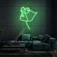 Gesicht mit Sonnenbrille Linienzeichnung LED-Neonschild für Wohnzimmer Lounge