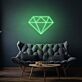 Diamant Symbol LED-Neonschild Wohnzimmer Dekoration