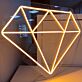 Diamant Symbol LED-Neonschild Wohnzimmer Dekoration