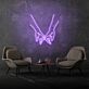 zwei haltende Hände LED-Neonschild Wohnzimmer Schlafzimmer