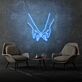 zwei haltende Hände LED-Neonschild Wohnzimmer Schlafzimmer