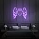 Engelsflügel Herz Neon LED Neonschild