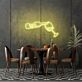 Weinflasche und Weinglas LED-Neonschild Bar Wohnzimmer