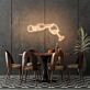 Weinflasche und Weinglas LED-Neonschild Bar Wohnzimmer