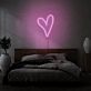 Herzform LED-Neonschild Wohnzimmer Schlafzimmer