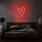 Herzform LED-Neonschild Wohnzimmer Schlafzimmer