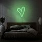 Herzform LED-Neonschild Wohnzimmer Schlafzimmer