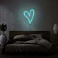 Herzform LED-Neonschild Wohnzimmer Schlafzimmer