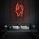 Händeschütteln Symbol LED-Neonschild für Schlafzimmer Wohnzimmer