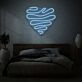 Herzform LED-Neonschild für Schlafzimmer und Wohnzimmer