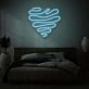 Herzform LED-Neonschild für Schlafzimmer und Wohnzimmer