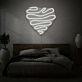 Herzform LED-Neonschild für Schlafzimmer und Wohnzimmer