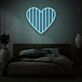 Herzform LED-Neonschild für Schlafzimmer und Wohnzimmer