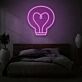 Glühbirne mit Herzform LED-Neonschild Schlafzimmer Wohnzimmer