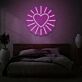 Herz Symbol mit Strahlen LED-Neonschild für Schlafzimmer Wohnzimmer