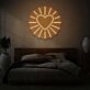Herz Symbol mit Strahlen LED-Neonschild für Schlafzimmer Wohnzimmer