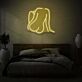Sitzende Frauen-Silhouette LED-Neonschild für Schlafzimmer Wohnzimmer