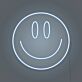 Smiley Gesicht LED-Neonschild Wohnzimmer Büro
