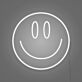 Smiley Gesicht LED-Neonschild Wohnzimmer Büro