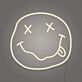 Smiley Gesicht mit herausgestreckter Zunge und gekreuzten Augen LED-Neonschild Wohnzimmer Jugendzimmer