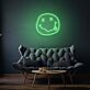 Smiley Gesicht mit herausgestreckter Zunge und gekreuzten Augen LED-Neonschild Wohnzimmer Jugendzimmer