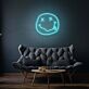 Smiley Gesicht mit herausgestreckter Zunge und gekreuzten Augen LED-Neonschild Wohnzimmer Jugendzimmer