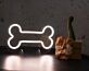 Hundeknochen LED-Neonschild für Haustierladen oder Wohnzimmer