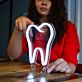 Zahn LED-Neonschild für Zahnarztpraxis