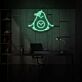 Avocado mit Baby-Motiv LED-Neonschild für Büro und Wohnzimmer