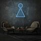 Spielfigur Symbol LED-Neonschild für Wohnzimmer Spielzimmer