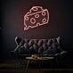 Käsestück LED-Neonschild Wohnzimmer Küche
