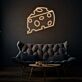 Käsestück LED-Neonschild Wohnzimmer Küche