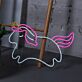 Einhorn LED-Neonschild für Kinderzimmer und Wohnzimmer