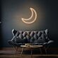Halbmond LED-Neonschild Wohnzimmer Schlafzimmer