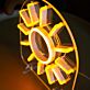 Sonne Symbol LED-Neonschild für Wohnzimmer Schlafzimmer