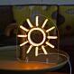 Sonne Symbol LED-Neonschild für Wohnzimmer Schlafzimmer