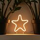 Stern LED-Neonschild für Wohnzimmer oder Schlafzimmer