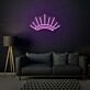 Fächerform LED-Neonschild für Wohnzimmer Schlafzimmer