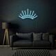 Fächerform LED-Neonschild für Wohnzimmer Schlafzimmer