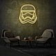Helm eines Sci-Fi Soldaten LED-Neonschild Wohnzimmer Gamingraum