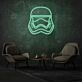 Helm eines Sci-Fi Soldaten LED-Neonschild Wohnzimmer Gamingraum