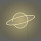 Saturnplanet LED-Neonschild für Gamingzimmer und Wohnzimmer