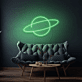 Saturnplanet LED-Neonschild für Gamingzimmer und Wohnzimmer