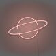 Saturnplanet LED-Neonschild für Gamingzimmer und Wohnzimmer